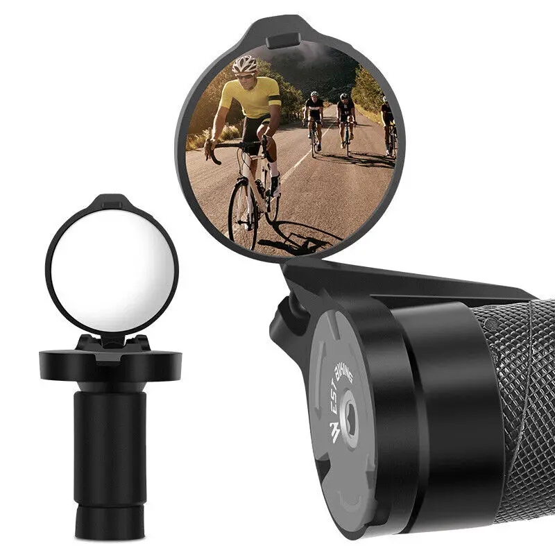 360 Rotation Bike Bar End View Mirror Wide-Angle Cycling Handlebar Rear View Mirrors for MTB Road Bike Accessories
360 Rotation Bike Bar End View Mirror Wide-Angle Cycling Handlebar Rear View Mirrors for MTB Road Bike Accessories
