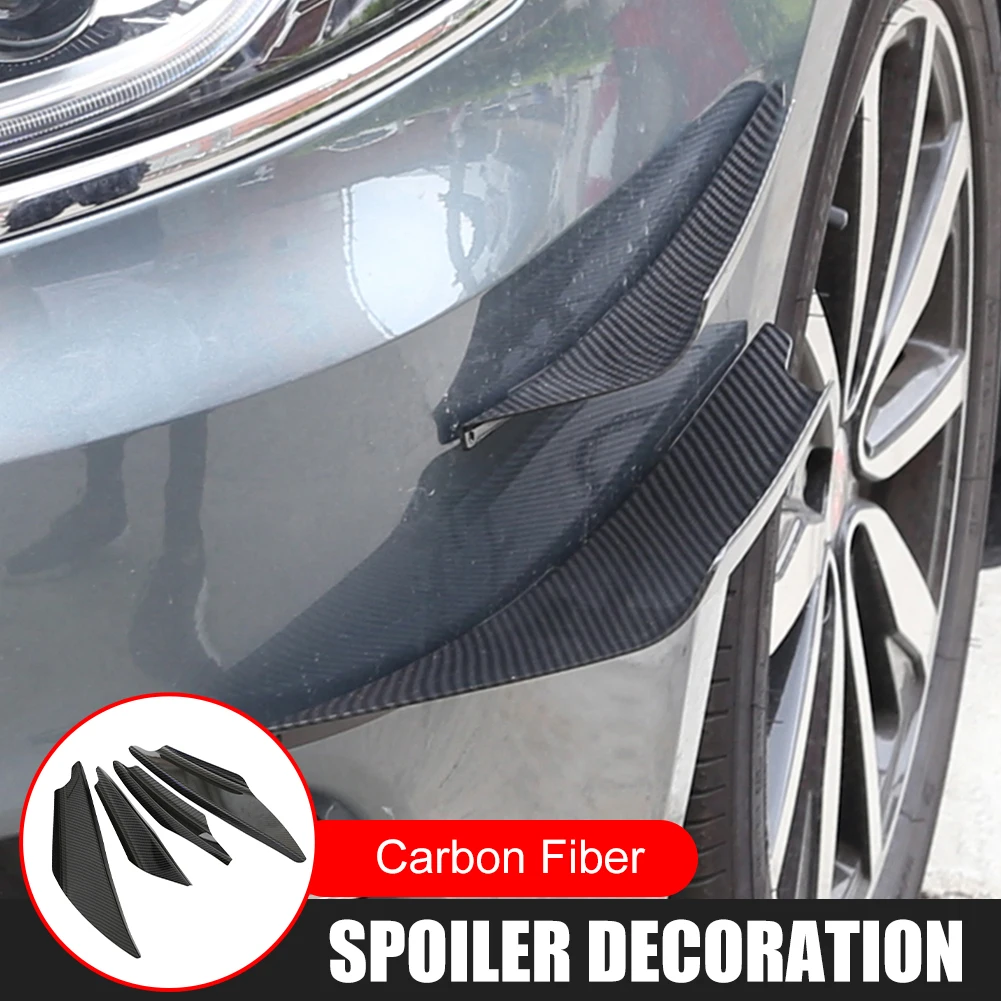 6Pcs/Set Car Front Bumper Side Splitter Fins Universal Black Front Bumper Spoilers Car Door Anti-collision Belt Bumper Guard
6Pcs/Set Car Front Bumper Side Splitter Fins Universal Black Front Bumper Spoilers Car Door Anti-collision Belt Bumper Guard