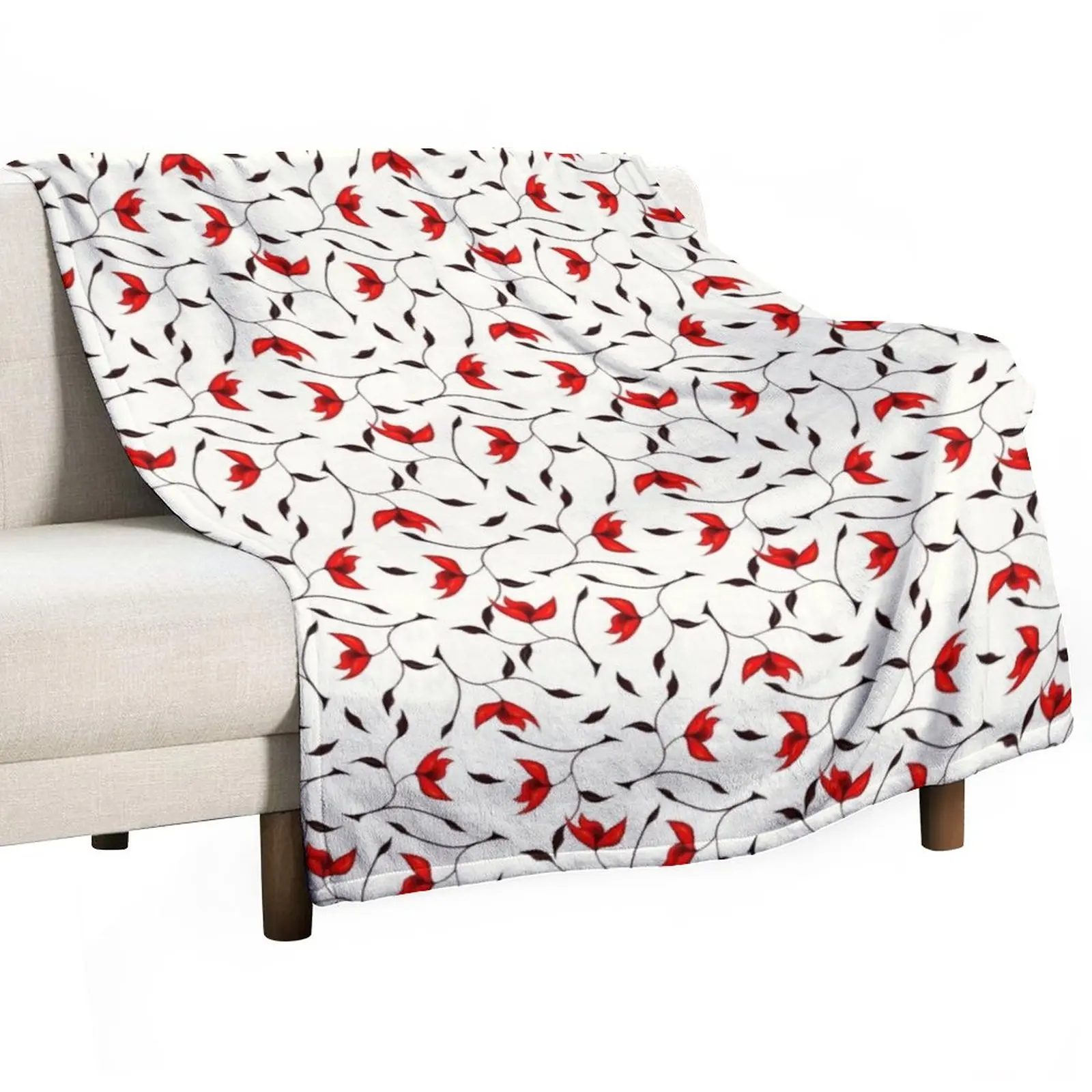 New Delicate Red Flower Pattern Throw Blanket cosplay anime Tourist Blanket
New Delicate Red Flower Pattern Throw Blanket cosplay anime Tourist Blanket