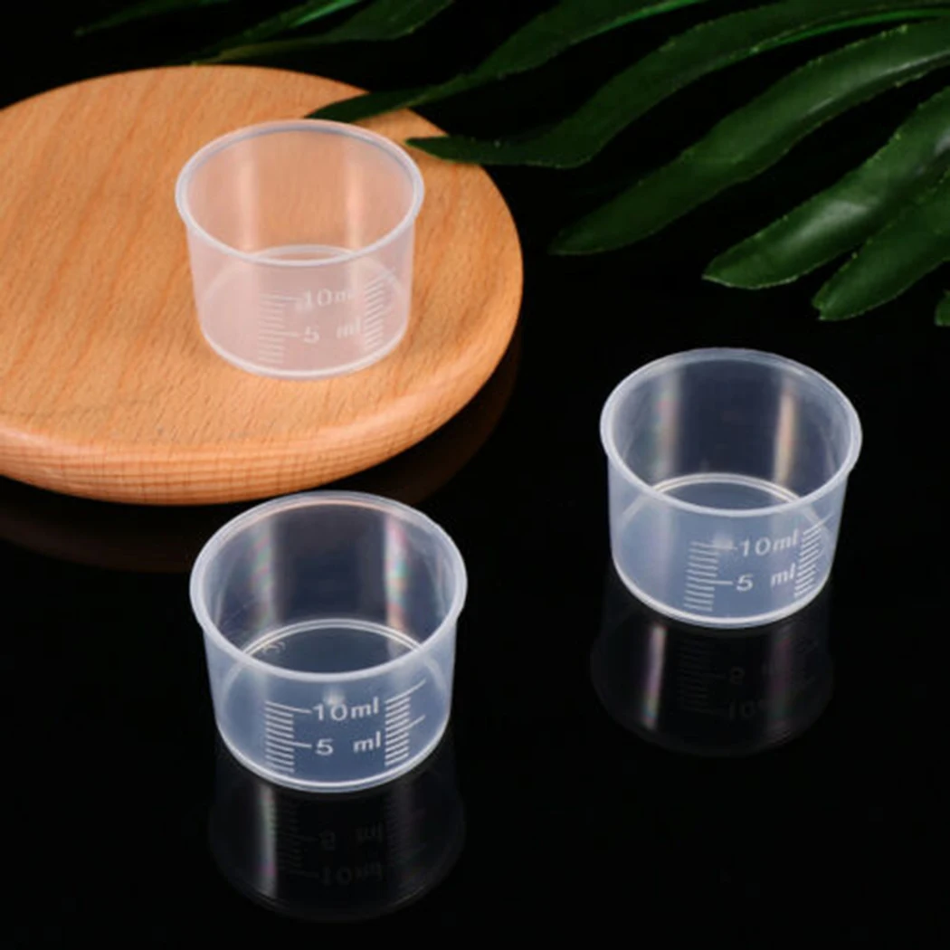 50Pcs 10ml Plastic Measuring Cup, Scale Cup, Transparent Laboratory Measurement Made Of High-quality Materials Measuring Cups
50Pcs 10ml Plastic Measuring Cup, Scale Cup, Transparent Laboratory Measurement Made Of High-quality Materials Measuring Cups