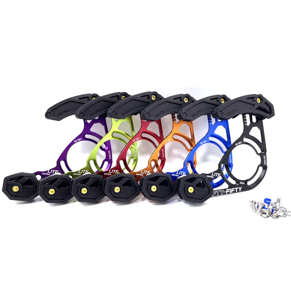 FIFTY-FIFTY Bicycle Chainguide ISCG05 DH LITE SERIES 1X Series Bike CHAIN GUIDE For 32-38T Chain Ring
FIFTY-FIFTY Bicycle Chainguide ISCG05 DH LITE SERIES 1X Series Bike CHAIN GUIDE For 32-38T Chain Ring