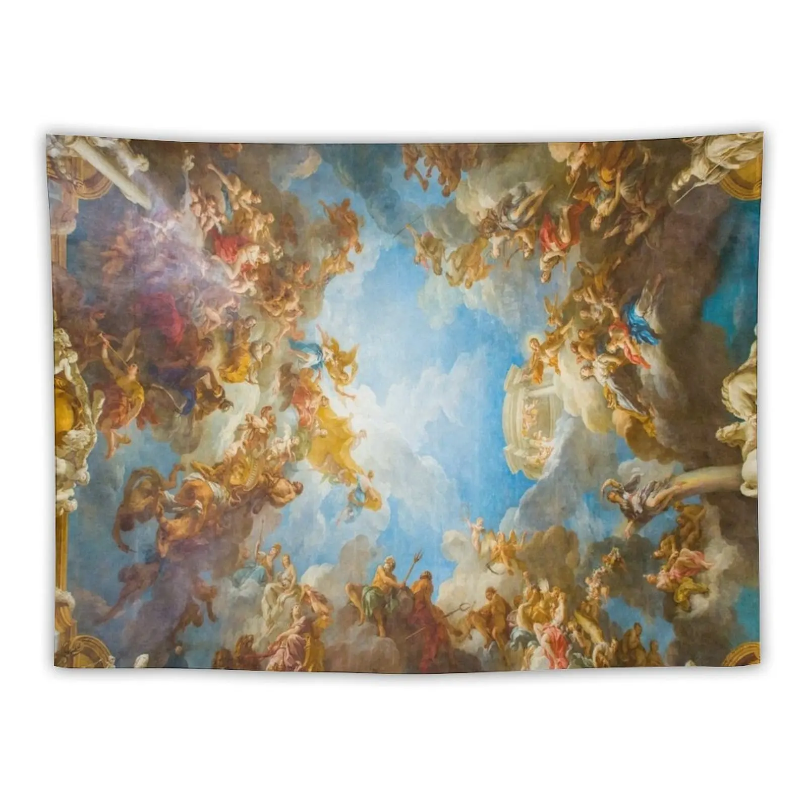 Fresco of Angels in the Palace of Versailles with space background Tapestry Funny Bedroom Decor Tapestry
Fresco of Angels in the Palace of Versailles with space background Tapestry Funny Bedroom Decor Tapestry