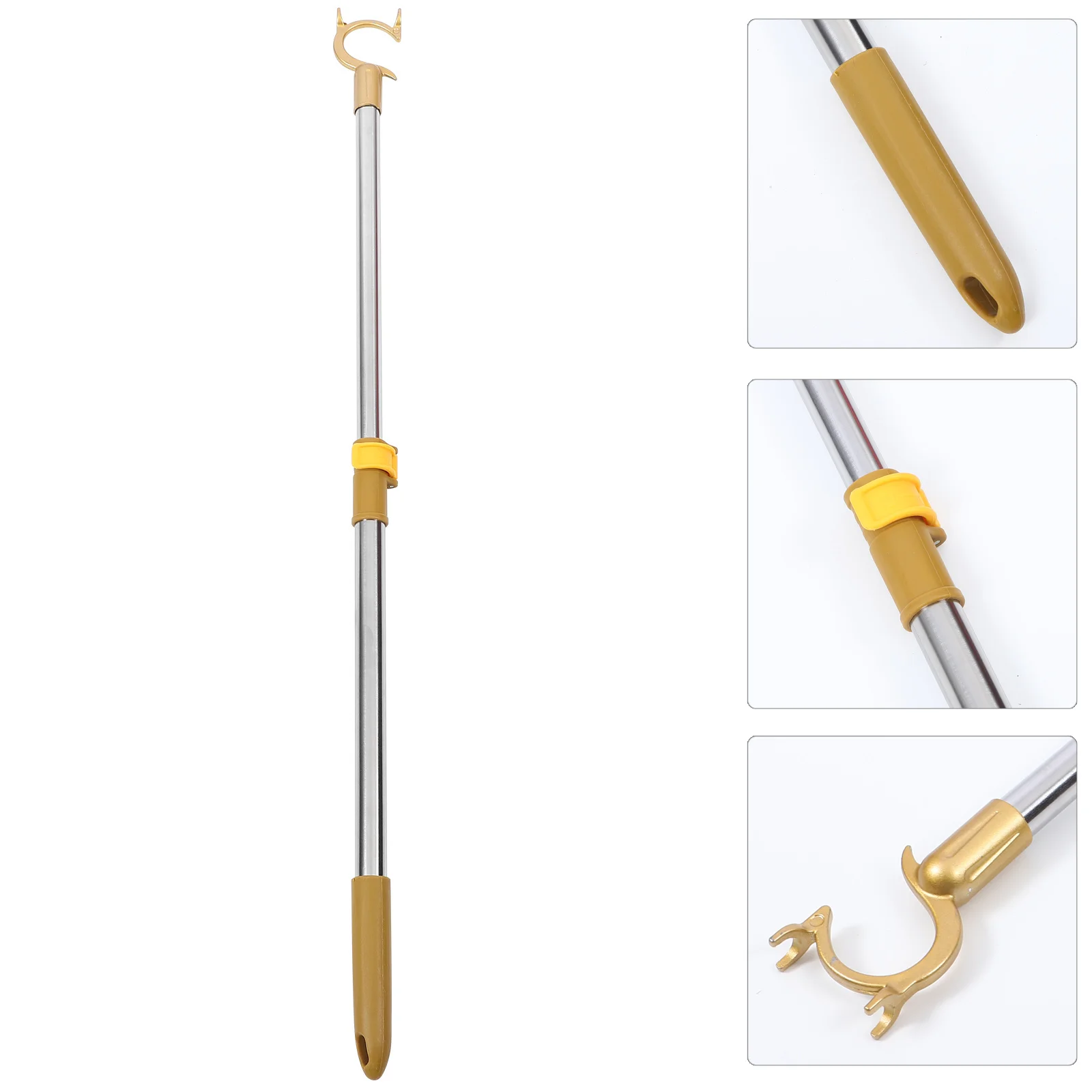 Retractable Reach Closet Pole Telescopic Clothes Rail Clothing Coat Hanger Christmas Light Rod Household Supplies
Retractable Reach Closet Pole Telescopic Clothes Rail Clothing Coat Hanger Christmas Light Rod Household Supplies