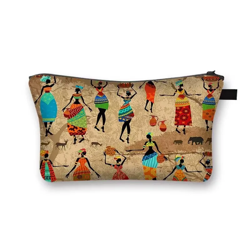 Valentines Gifts Portable Makeup Bag Ethnic African Woman Pouch Storage Carry-All 21.5 x15.5cm Essentials Organizer Cosmetic Bag
Valentines Gifts Portable Makeup Bag Ethnic African Woman Pouch Storage Carry-All 21.5 x15.5cm Essentials Organizer Cosmetic Bag