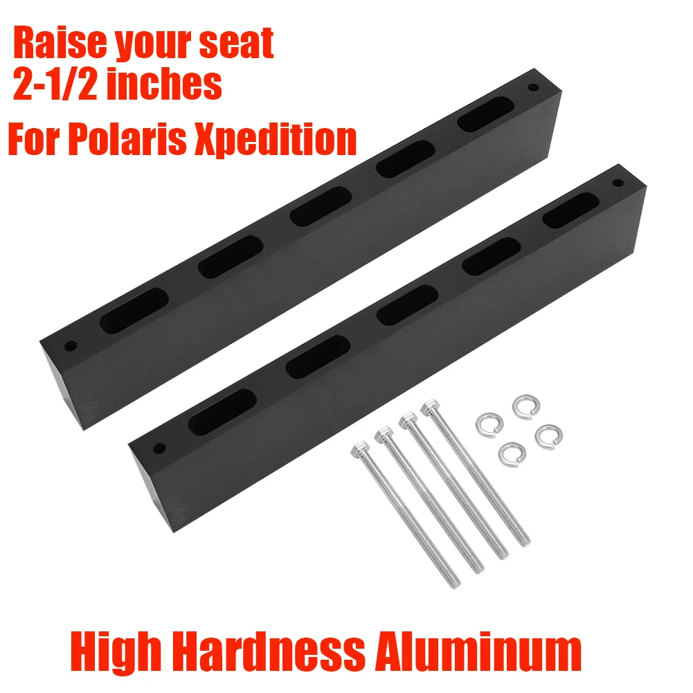 Aluminum Seat Riser Kit to Raise Seat 2-1/2 inches For Polaris Xpedition UTV Seat Riser
Aluminum Seat Riser Kit to Raise Seat 2-1/2 inches For Polaris Xpedition UTV Seat Riser