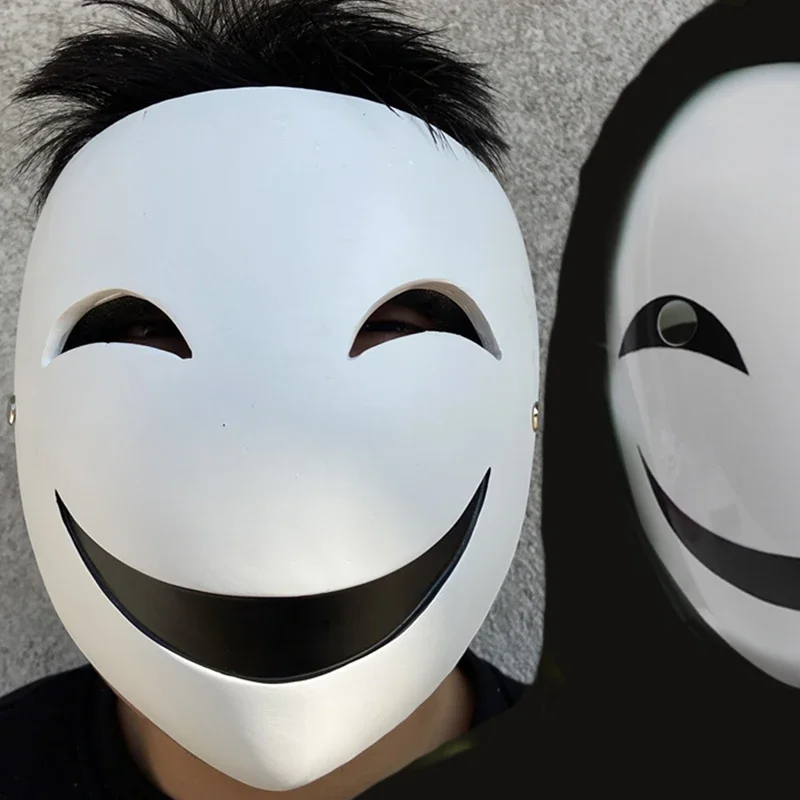 White Mask Adults Japanese Anime Black Bullet Hiruko Adjustable Visible Helmet Cosplay Costume Props Halloween Gifts Collection
White Mask Adults Japanese Anime Black Bullet Hiruko Adjustable Visible Helmet Cosplay Costume Props Halloween Gifts Collection