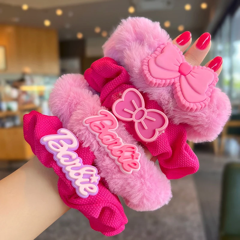 4Pcs Fashion Barbie Women Hair Bands Pink Barbie Girls Hair Rope Elastic Headband Hair Accessories Ponytail Holder Gifts
4Pcs Fashion Barbie Women Hair Bands Pink Barbie Girls Hair Rope Elastic Headband Hair Accessories Ponytail Holder Gifts