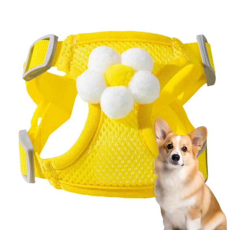 Vest Harnesses Yellow Adjustable No-Pull Dog Vest D-Ring Hook Cat Harness Soft Mesh Vest Harnesses Adjustable Dog Harness Collar
Vest Harnesses Yellow Adjustable No-Pull Dog Vest D-Ring Hook Cat Harness Soft Mesh Vest Harnesses Adjustable Dog Harness Collar