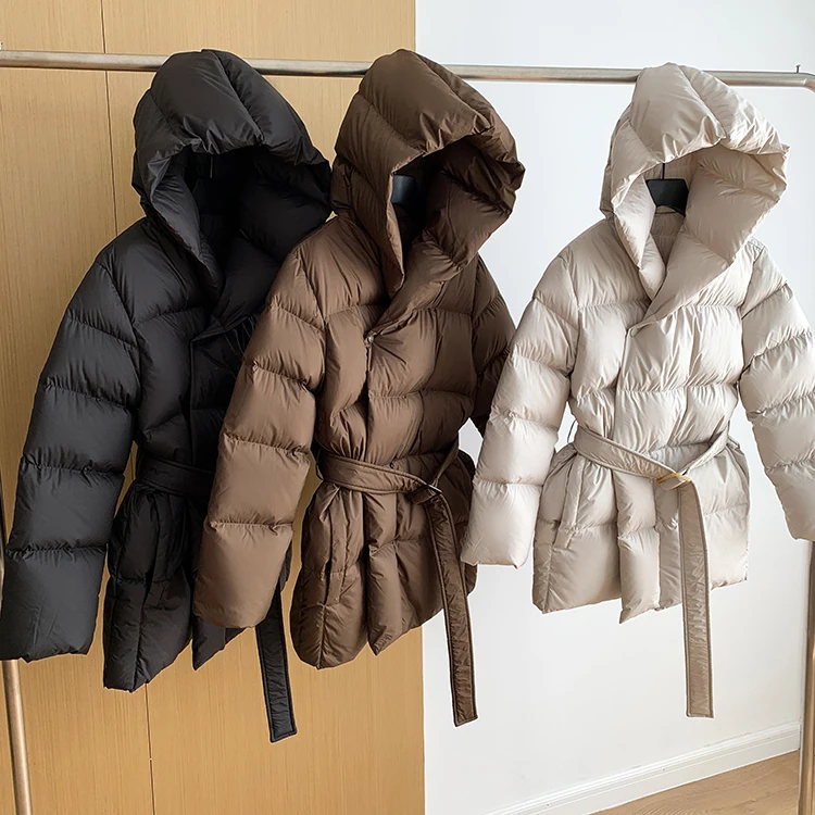 Winter Women's Down Jackets Ultra Light Warm Casual Coat Female Puffer Jacket With Belt Plus Size Hooded Short Parka 3 Mallzona Sb88b32de66b142f8ae7c640b9d4cb0ebr Winter Women's Down Jackets Ultra Light Warm Casual Coat Female Puffer Jacket With Belt Plus Size Hooded Short Parka Mallzona