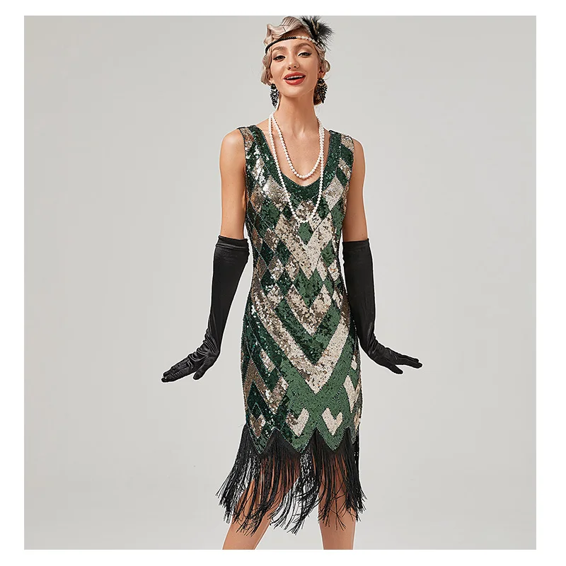 Plus Size 1920s Art Deco Long Fringed Sequin Beads Flapper Roaring 20s Great Gatsby Art Deco Charleston Downton Abbey Bridesmaid
Plus Size 1920s Art Deco Long Fringed Sequin Beads Flapper Roaring 20s Great Gatsby Art Deco Charleston Downton Abbey Bridesmaid