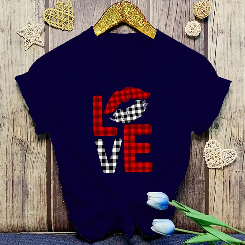 Новые забавные футболки с надписью Love на День святого Валентина, модные женские повседневные топы с коротким рукавом, топы с надписью Love на День святого Валентина, лето
Новые забавные футболки с надписью Love на День святого Валентина, модные женские повседневные топы с коротким рукавом, топы с надписью Love на День святого Валентина, лето