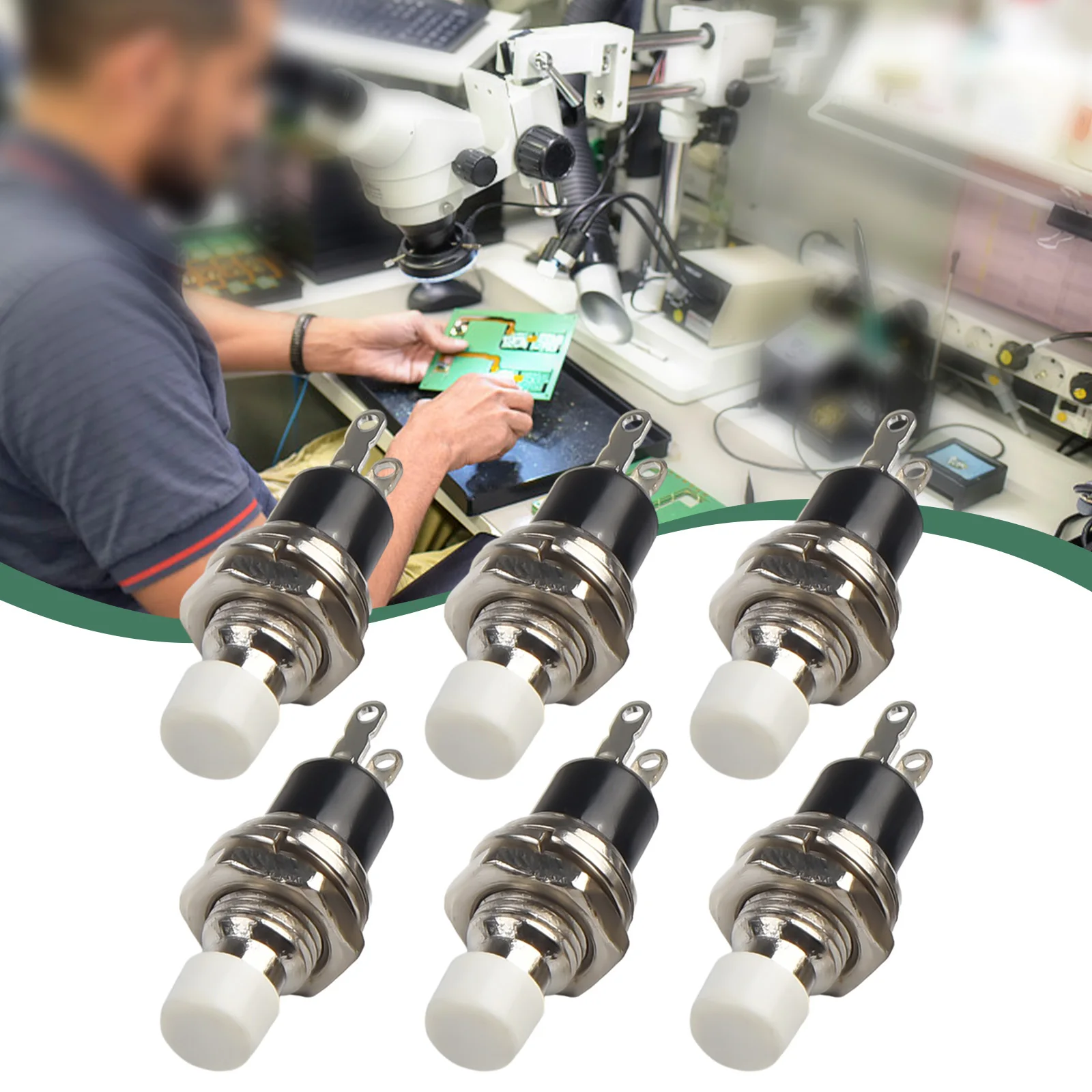 6PCS 7 Mm Mini Round Momentary Push Button SwitchRound Button Momentary Push Button Switch Accessories
6PCS 7 Mm Mini Round Momentary Push Button SwitchRound Button Momentary Push Button Switch Accessories