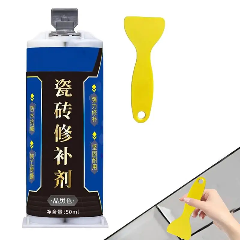 

Floor Tile Glue Adhesive 50ml Waterproof Instant Adhesion Paste For Porcelain Tile Glue For Porcelain Ceramic Tile Floors Walls