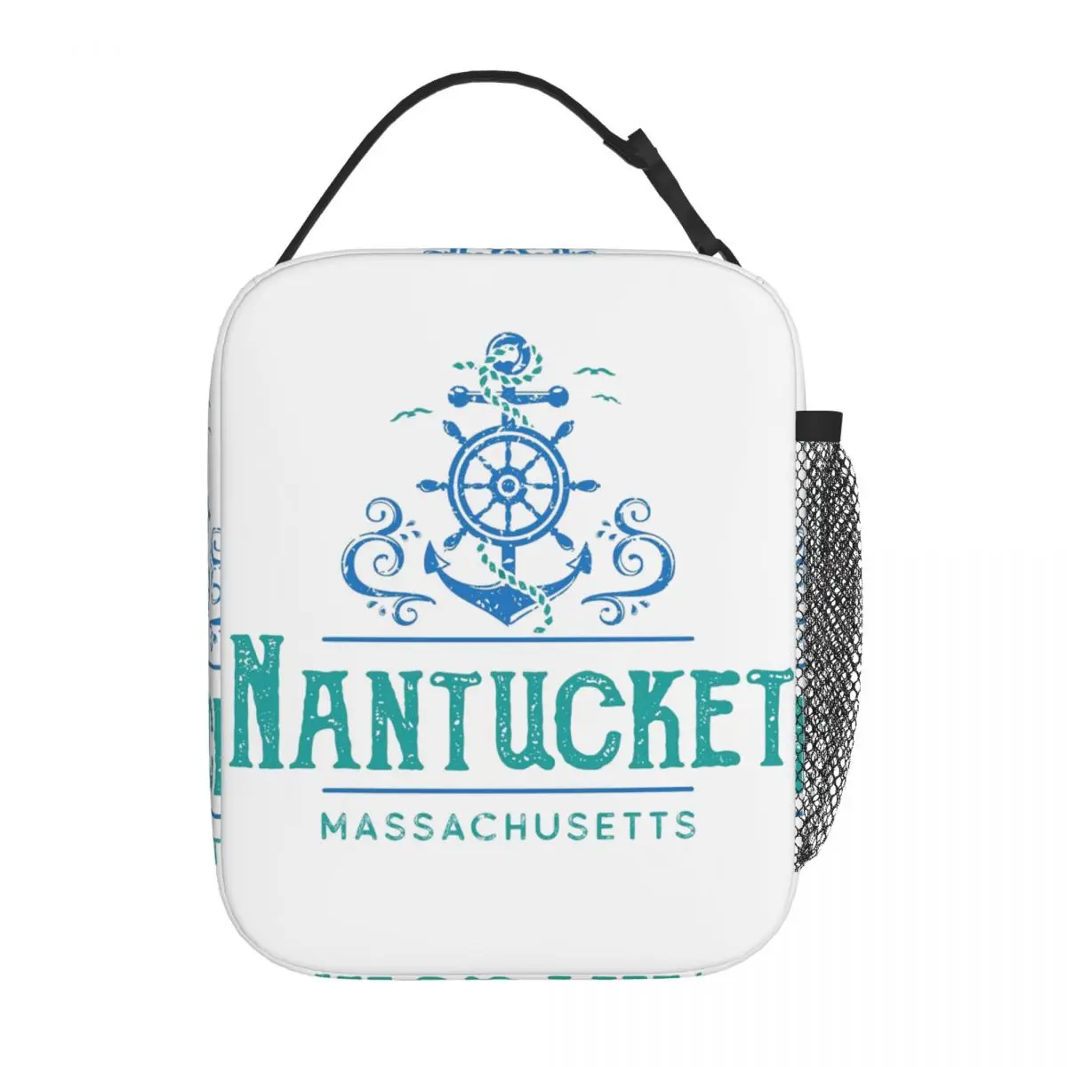 Nantucket Massachusetts Nautical Design Thermal Insulated Lunch Bag Office Portable Bag for Lunch Thermal Cooler Food Box
Nantucket Massachusetts Nautical Design Thermal Insulated Lunch Bag Office Portable Bag for Lunch Thermal Cooler Food Box
