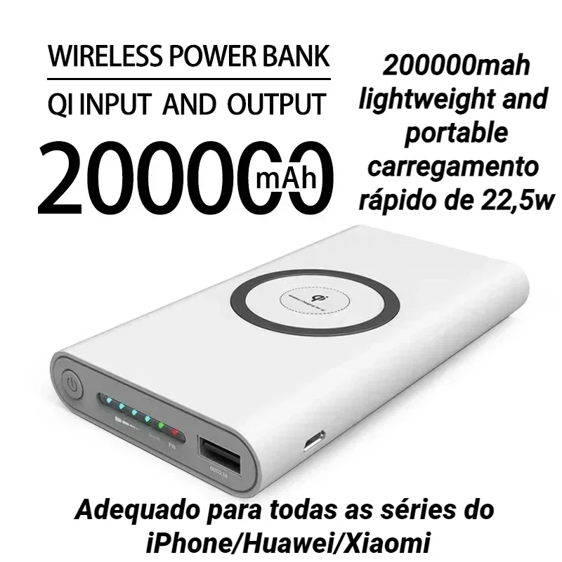 "UltraHigh Capacity 200000mAh Wireless Power Bank | Fast TwoWay Charging | Portable Charger for iPhone and More | Free Shipping"
"UltraHigh Capacity 200000mAh Wireless Power Bank | Fast TwoWay Charging | Portable Charger for iPhone and More | Free Shipping"