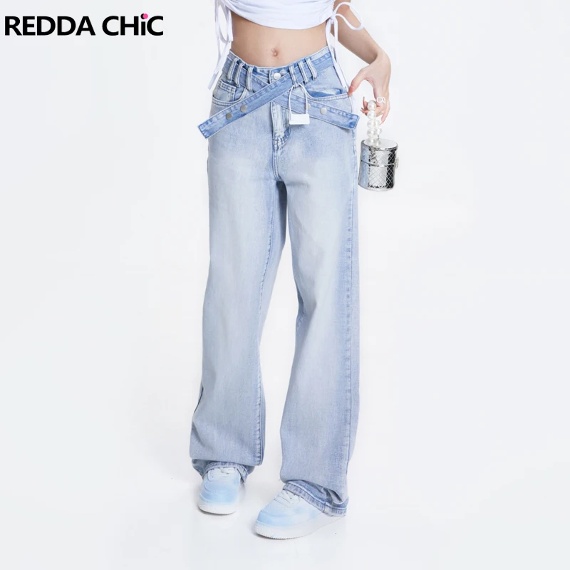 Женские мешковатые джинсы в потертом стиле REDDACHiC, белые синие повседневные однотонные брюки с широкими штанинами, свободная сказочная одежда для гранжа и альта, Y2k
Женские мешковатые джинсы в потертом стиле REDDACHiC, белые синие повседневные однотонные брюки с широкими штанинами, свободная сказочная одежда для гранжа и альта, Y2k
