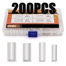 200pcs AWG # 2/4/6/8 Boxed Bare Mid-Terminal Terminal Combination Crimp Connector Non-insulated Ferrule Pin Terminal
200pcs AWG # 2/4/6/8 Boxed Bare Mid-Terminal Terminal Combination Crimp Connector Non-insulated Ferrule Pin Terminal
