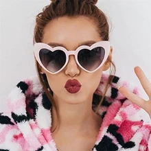

2022 Women Heart Shaped Sunglasses cycling glasses cat eye sunglasses For Fashion Love Heart Sunglasses UV400 Protection Eyewear