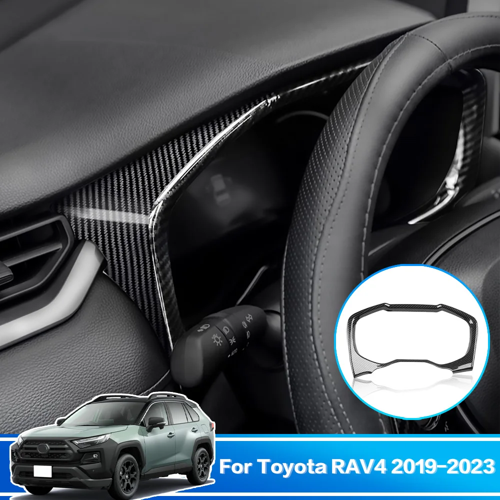 

1PCS ABS Car Dashboard Dash Board Frame Cover Trims Interior Decoration Accessory For Toyota RAV4 XA50 2019 2020 2021 2022 2023