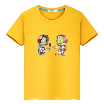 Kerball Raum programm T-Shirts Kurzarm Sommer Cartoon T-Shirt Baumwolle hochwertige lässige T-Shirt Kawaii Grafik T-Shirts
