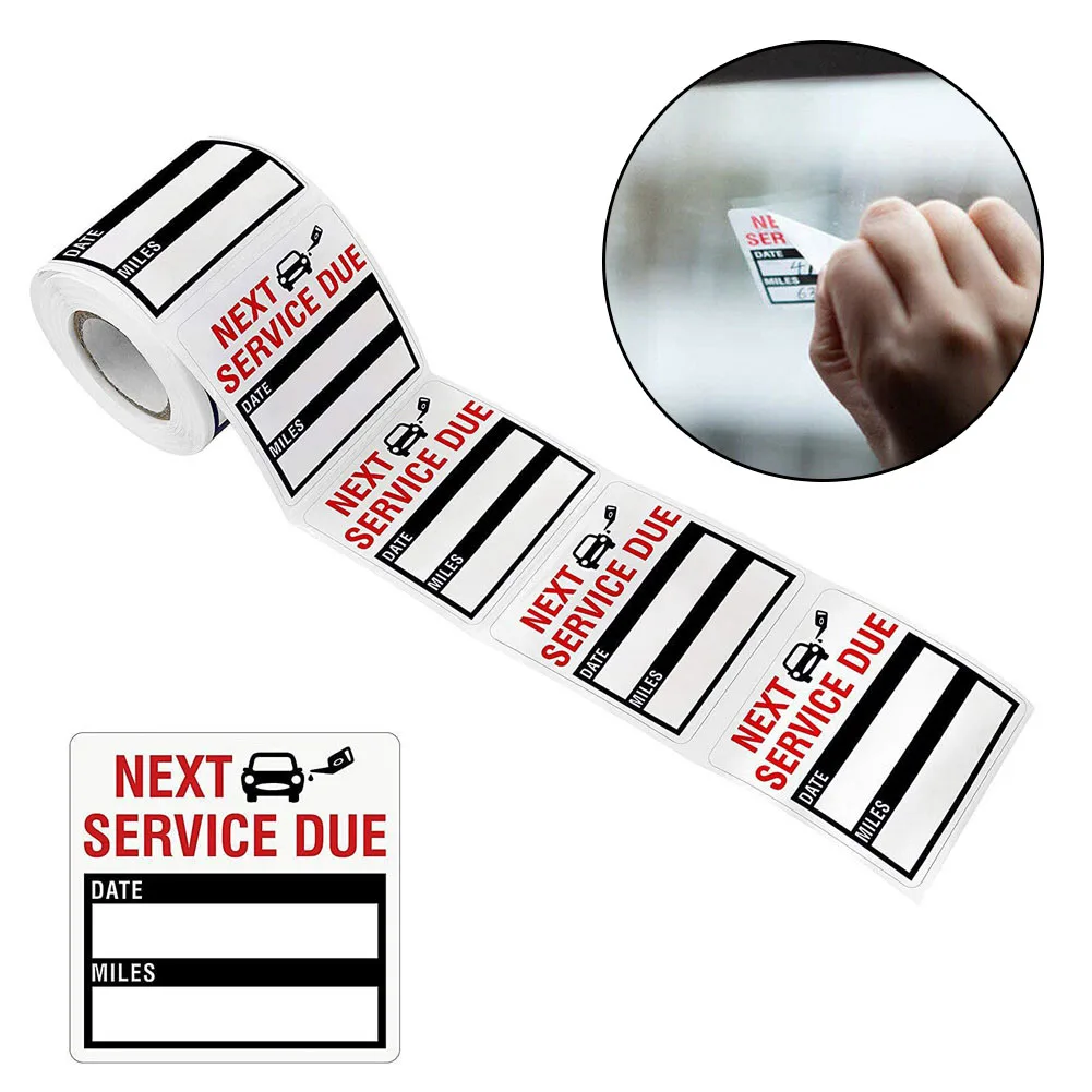 300PCS/set Brand New High Quality Hot Sale Sticker Oil Change Oil Change Service Reminder Replacement Tools Durable Exterior
300PCS/set Brand New High Quality Hot Sale Sticker Oil Change Oil Change Service Reminder Replacement Tools Durable Exterior