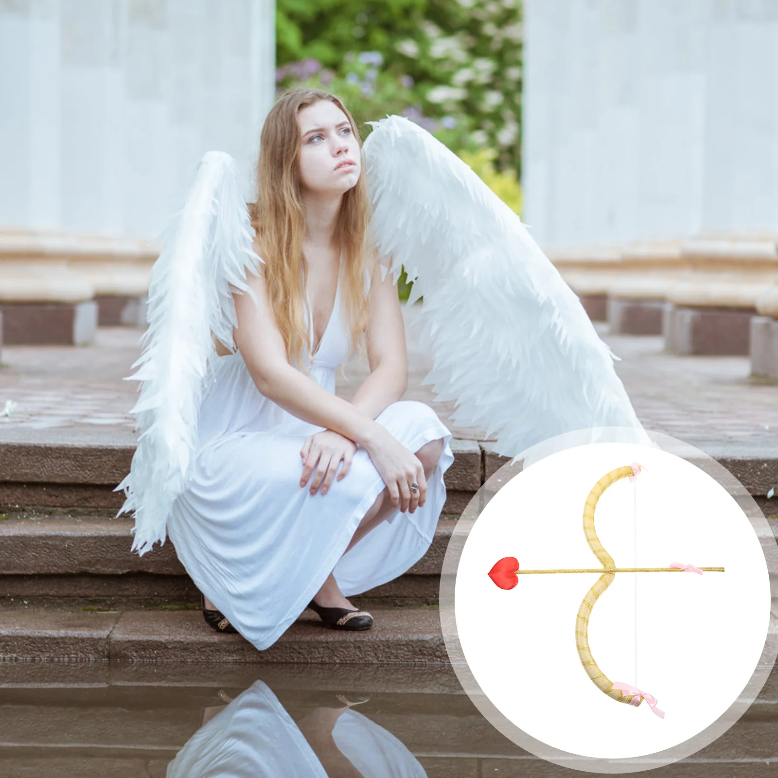 Cupid Bow Arrow Cupid Cosplay Costume Accessory Photography Prop Cupid'S Arrow Valentine'S Day Party Costume Prom Props
Cupid Bow Arrow Cupid Cosplay Costume Accessory Photography Prop Cupid'S Arrow Valentine'S Day Party Costume Prom Props