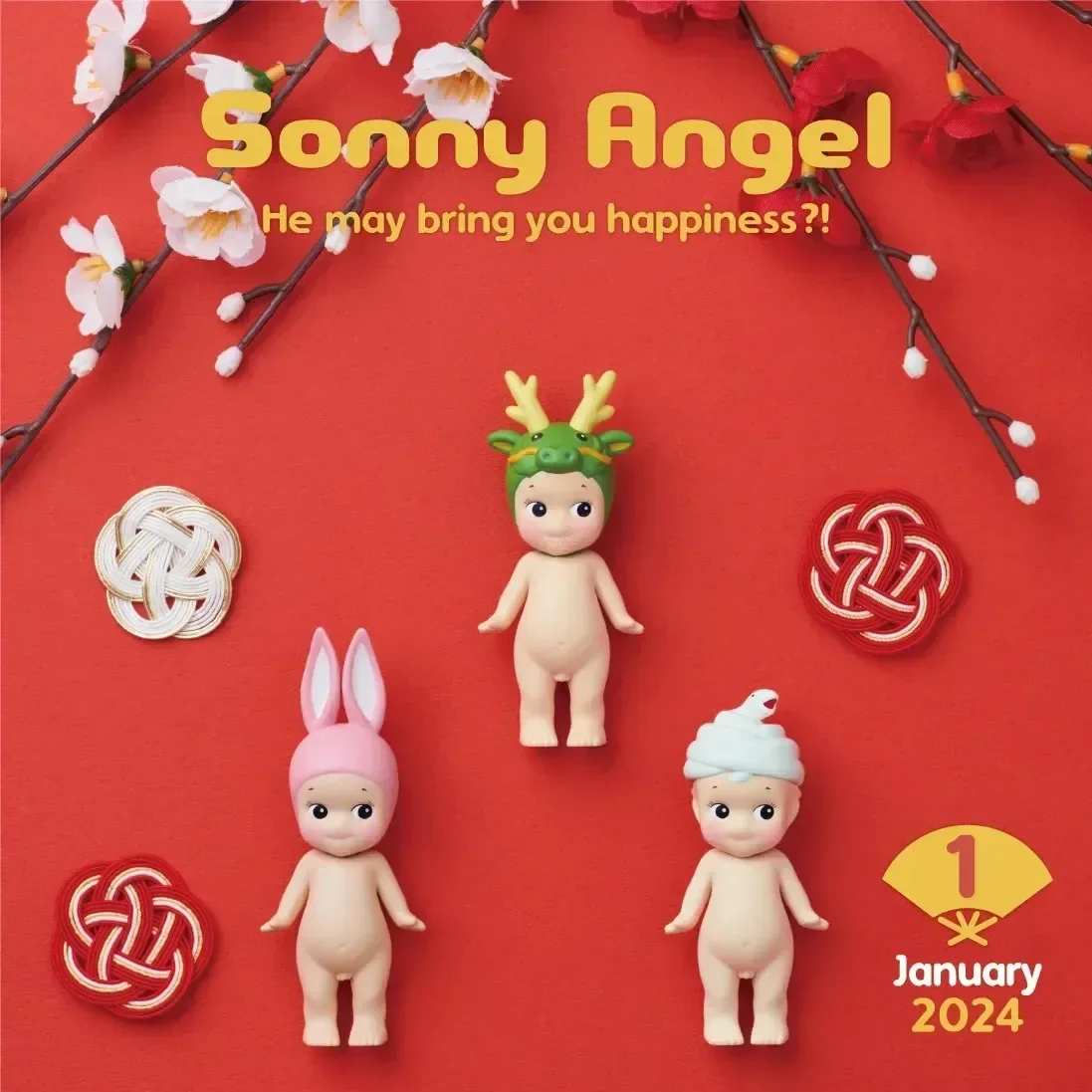 

2024 New Sonny Angel Year Of Dragon Blind Box Mini Animal Sign Series Surprise Box Festival Spring Gift Myster Box Cartoon Toys