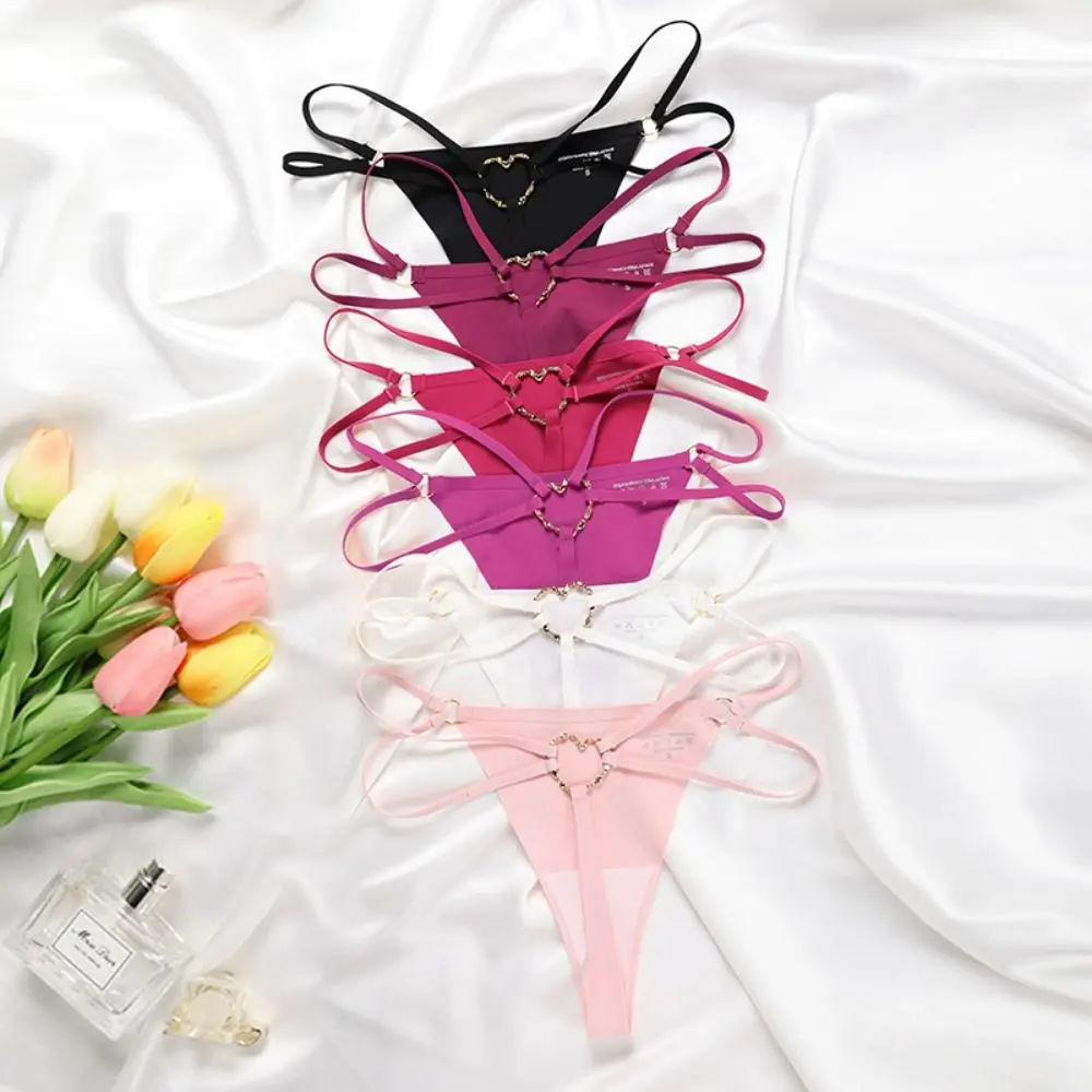 Elastic Sexy Hollow Out Thongs Soft Cotton Crotch Nylon Sexy G Strings Low-Waist Briefs Underpants Ice Silk Panties Female
Elastic Sexy Hollow Out Thongs Soft Cotton Crotch Nylon Sexy G Strings Low-Waist Briefs Underpants Ice Silk Panties Female