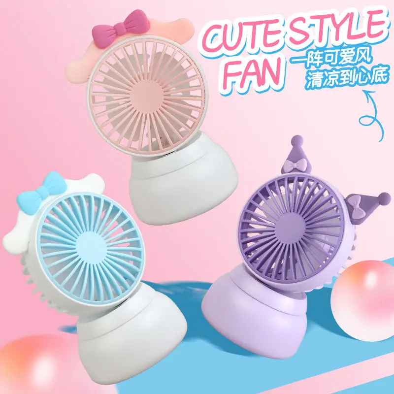 Cinnamoroll Kuromi Anime Kawaii Sanrio Handheld Fan Cute My Melody Usb Rechargeable Outdoor Desktop Portable Fan Gifts for Kids
Cinnamoroll Kuromi Anime Kawaii Sanrio Handheld Fan Cute My Melody Usb Rechargeable Outdoor Desktop Portable Fan Gifts for Kids
