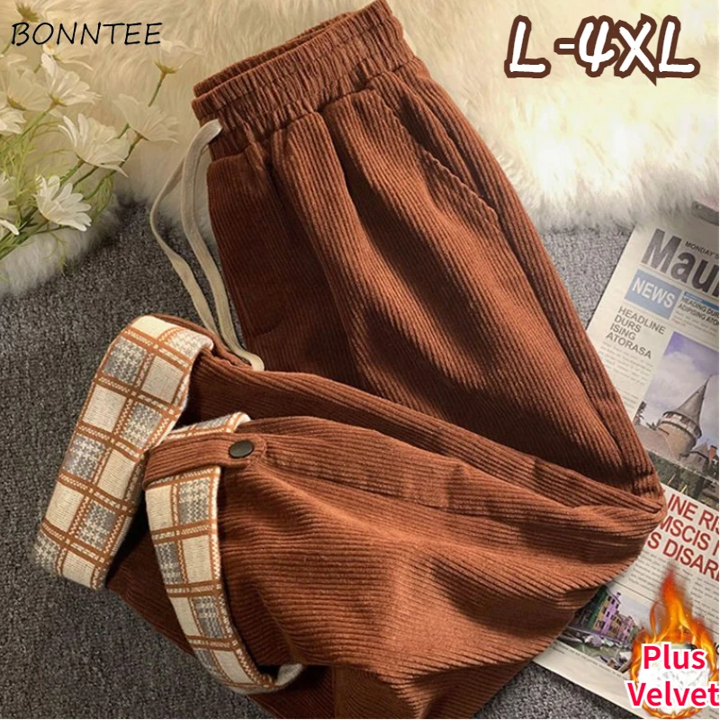 Vintage Baggy Pants for Women Harajuku Casual Plus Velvet Trendy Students All-match Unisex Drawstring Cute High Waist Hot Sale
Vintage Baggy Pants for Women Harajuku Casual Plus Velvet Trendy Students All-match Unisex Drawstring Cute High Waist Hot Sale