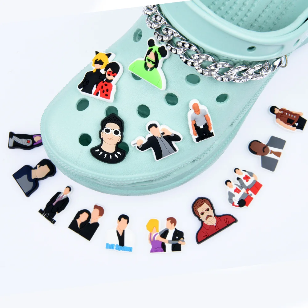 High Quality PVC Shoes Decorations Mexican Loteria Clog Croc Shoe Charms Men Women Boys Girls Kids Bracelet Accessories 90s Baby
High Quality PVC Shoes Decorations Mexican Loteria Clog Croc Shoe Charms Men Women Boys Girls Kids Bracelet Accessories 90s Baby