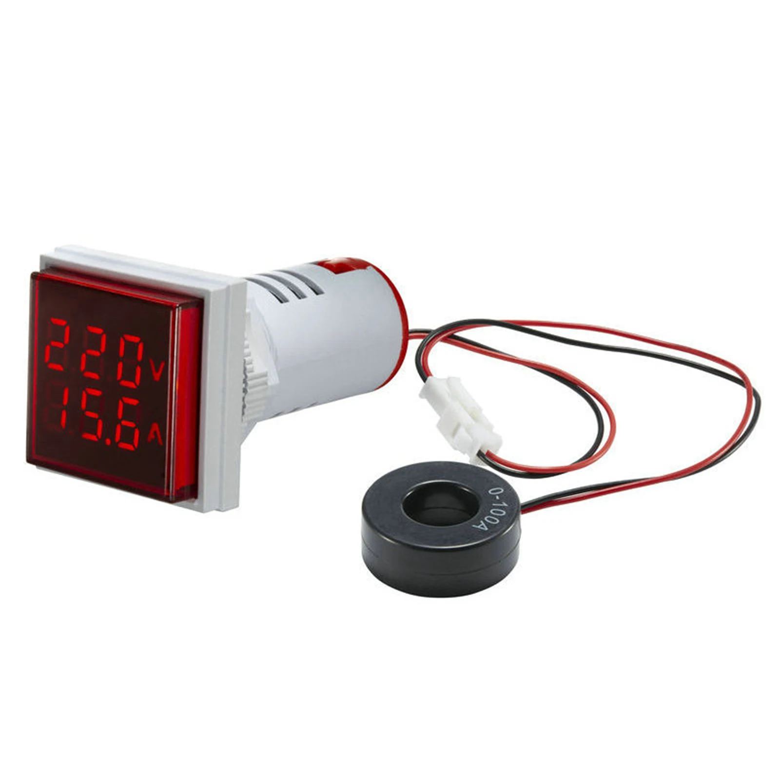 Digital Ammeter Voltmeter, 22mm Square Digital Tube Screen With Transformer Indicator Light Electrical And Solar Accessories
Digital Ammeter Voltmeter, 22mm Square Digital Tube Screen With Transformer Indicator Light Electrical And Solar Accessories