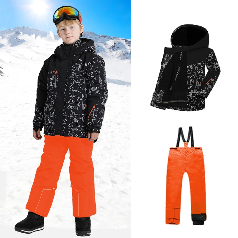 2024 Boys Girls Skiing Suit Winter Outdoor Warm Windproof Children Ski Hoodie Jacket Suit Kids Snowboard Suit Waterproof Pants
2024 Boys Girls Skiing Suit Winter Outdoor Warm Windproof Children Ski Hoodie Jacket Suit Kids Snowboard Suit Waterproof Pants