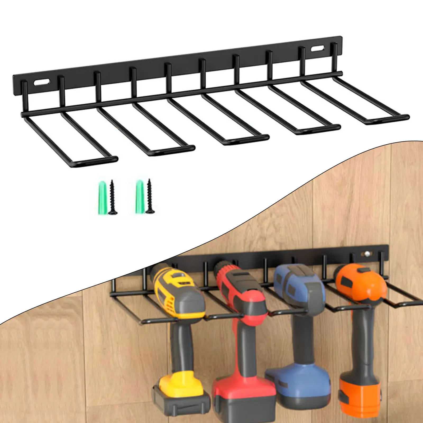 Metal Black Drill Storage Rack & Shelf Power Tool Holder Organizer Wall Mount Floating Shelf Drill Storage Rack
Metal Black Drill Storage Rack & Shelf Power Tool Holder Organizer Wall Mount Floating Shelf Drill Storage Rack