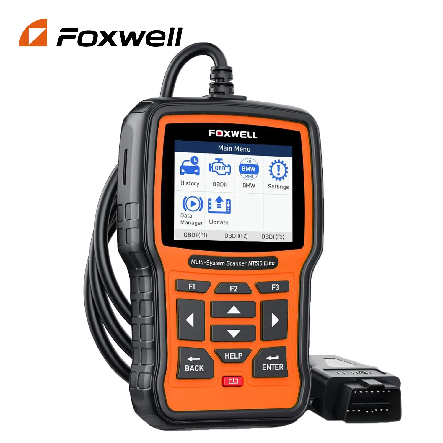 OBD2 Scanner for BMW Foxwell NT510 Elite Full System Car Code Reader Diagnostic Tool Bidirectional Active Test OBD2 Auto Scanner
OBD2 Scanner for BMW Foxwell NT510 Elite Full System Car Code Reader Diagnostic Tool Bidirectional Active Test OBD2 Auto Scanner