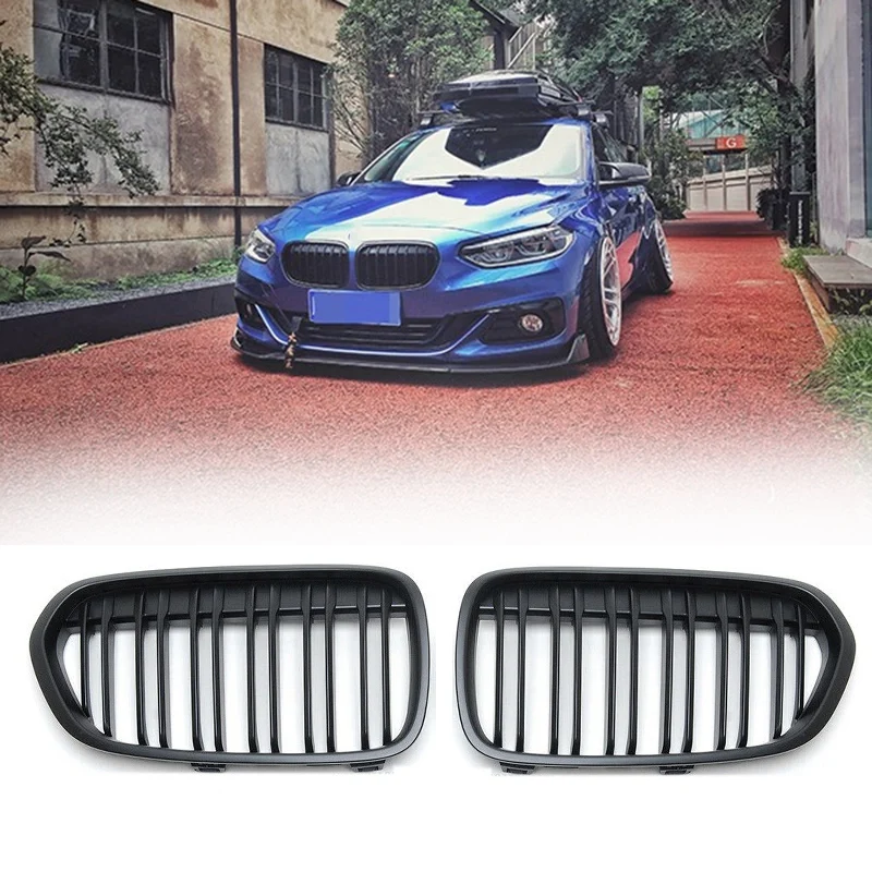 Car Dual Slat Matte Black Front Kidney Grilles Set For-BMW F52 1-Series 2018-2021
Car Dual Slat Matte Black Front Kidney Grilles Set For-BMW F52 1-Series 2018-2021