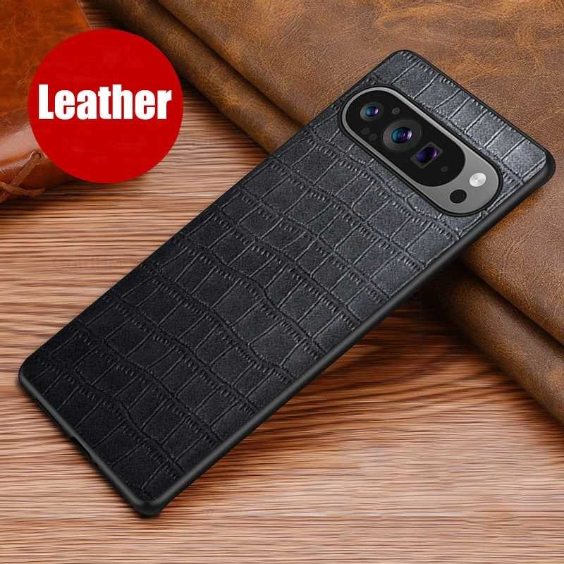 

Crocodile Texture Leather Phone Case For Google Pixel 9 8 Pro Fundas Holster Protective Cover For Pixel 8 7a 6a 7 6 9 Pro Coque
