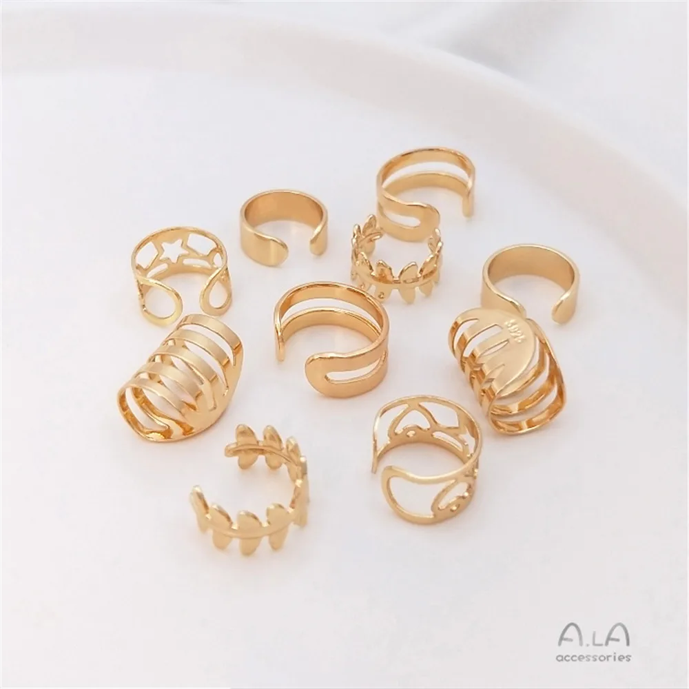 14K gold C-shaped ear clips without ear holes ear bone clips ear clips diy handmade earrings ear jewelry handmade accessories
14K gold C-shaped ear clips without ear holes ear bone clips ear clips diy handmade earrings ear jewelry handmade accessories