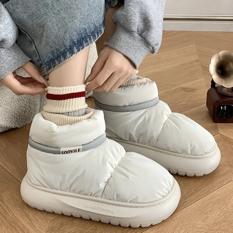Bebealy Winter Plush Women Snow Boots Fashion Warm Thick Bottom Waterproof Cotton Snow Boots Outdoor Fluffy Ankle Fuzzy Boots
Bebealy Winter Plush Women Snow Boots Fashion Warm Thick Bottom Waterproof Cotton Snow Boots Outdoor Fluffy Ankle Fuzzy Boots