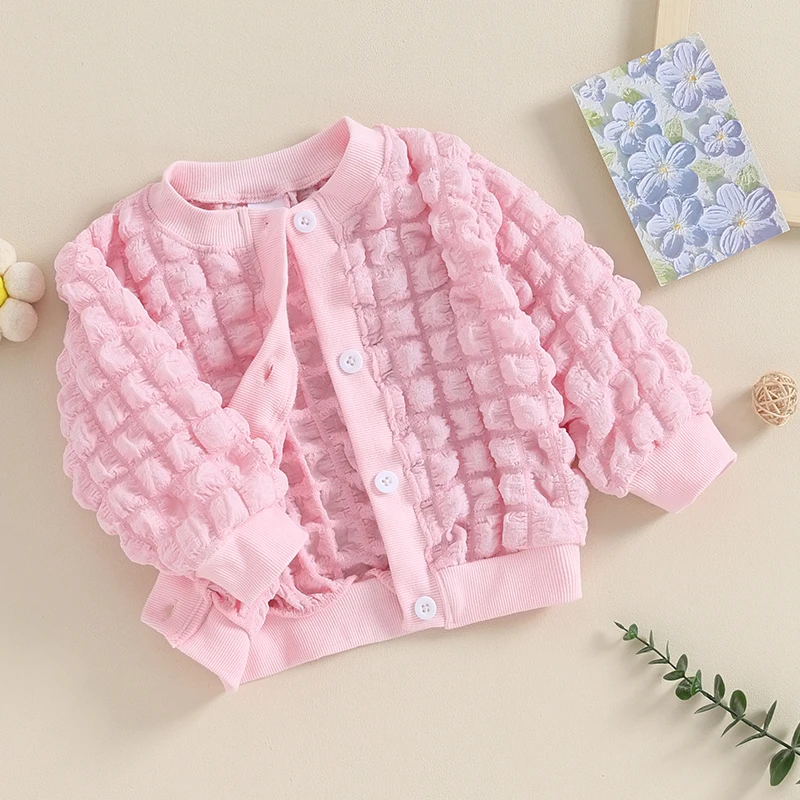 Girls Jacket Long Sleeve Crew Neck Button Closure Patchwork Fall Jacket Casual Clothes
Girls Jacket Long Sleeve Crew Neck Button Closure Patchwork Fall Jacket Casual Clothes