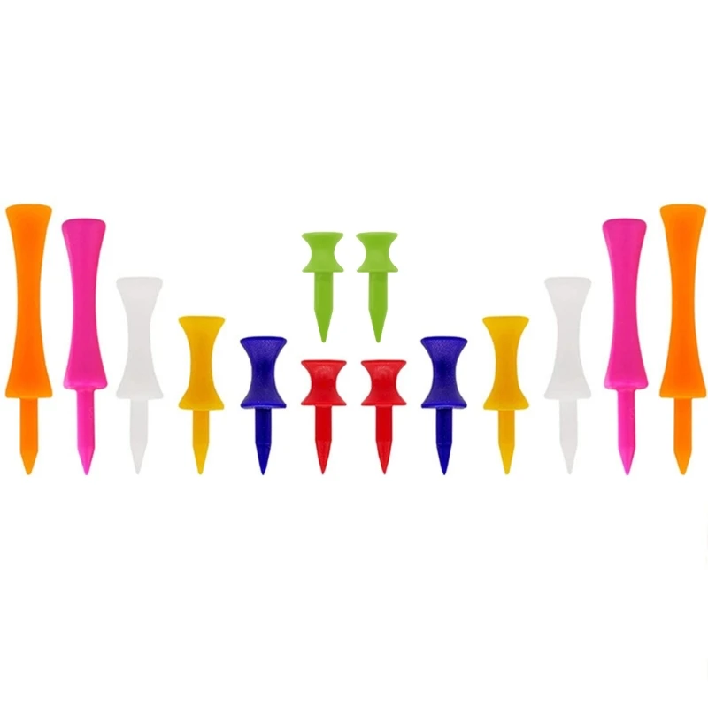 652D 70Pcs Golf Unbreakables Step Down Tees Colorful Plastic Golf Tees Height Control Castles Tees for Golf Practice Part
652D 70Pcs Golf Unbreakables Step Down Tees Colorful Plastic Golf Tees Height Control Castles Tees for Golf Practice Part