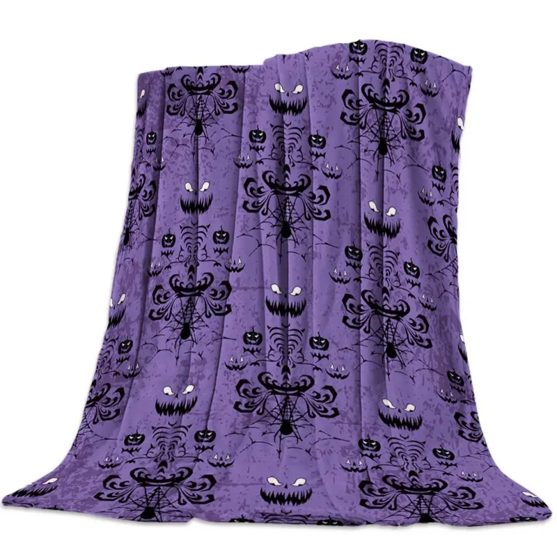Halloween Bats Haunted Mansion Blankets Purple Soft Warm Flannel Throw Blanket Bed Grinning Ghosts for Sofa Bed Halloween Gifts
Halloween Bats Haunted Mansion Blankets Purple Soft Warm Flannel Throw Blanket Bed Grinning Ghosts for Sofa Bed Halloween Gifts