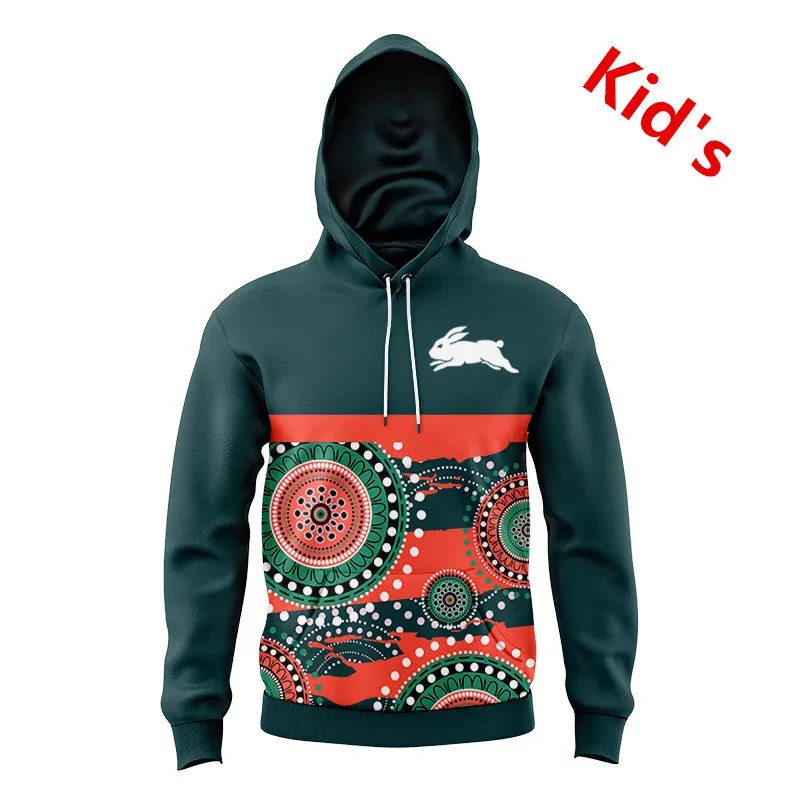 2024 SOUTH SYDNEY RABBITOHS INDIGENOUS YOUTH TRAINING RUGBY Hooded JERSEY TODDLER Kids size 16-20-26 ( Print name and number )
2024 SOUTH SYDNEY RABBITOHS INDIGENOUS YOUTH TRAINING RUGBY Hooded JERSEY TODDLER Kids size 16-20-26 ( Print name and number )