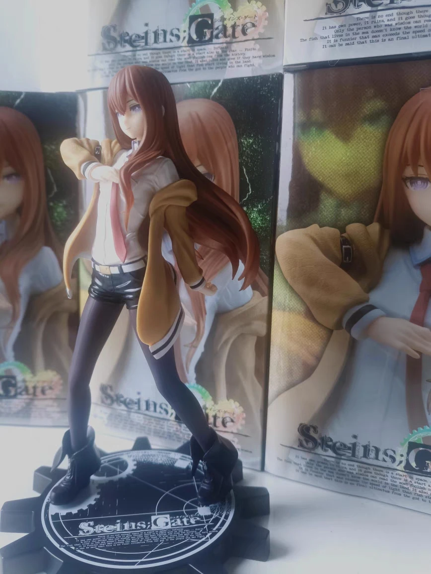Genuine Taito Steins Gate Makise Kurisu Action Figure 18cm Anime Figurine Collection Pvc Model Statue Doll Toys Gift Decoration
Genuine Taito Steins Gate Makise Kurisu Action Figure 18cm Anime Figurine Collection Pvc Model Statue Doll Toys Gift Decoration