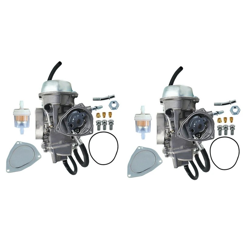 2X PD42J Carburetor Carb For Hisun Bennche Yamaha Grizzly UTV ATV 500/600/660/700 
2X PD42J Carburetor Carb For Hisun Bennche Yamaha Grizzly UTV ATV 500/600/660/700