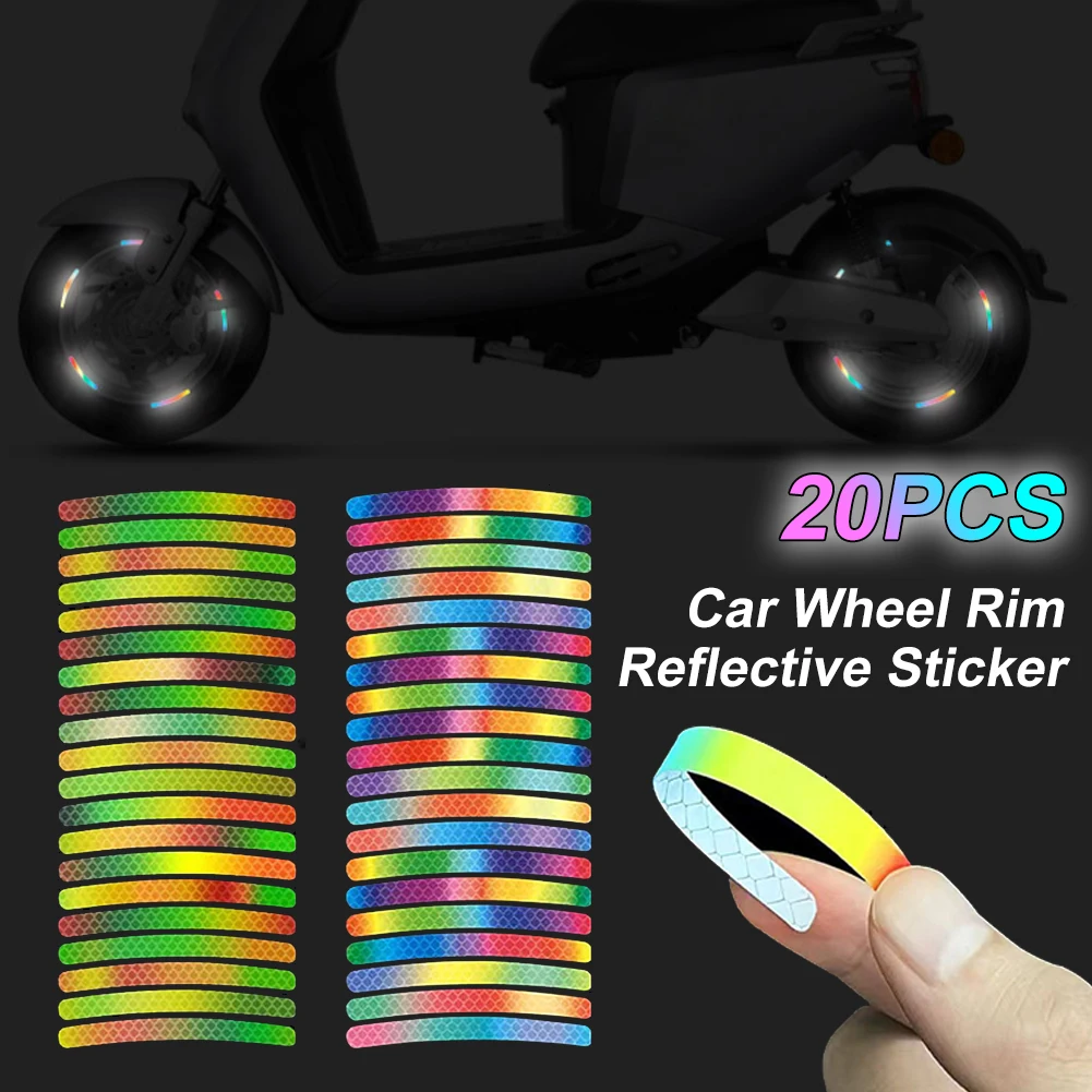 20Pcs Car Motorcycle Wheel Hub Reflective Sticker Set Exterior Accessories Car Warning Decals Stickers Decal For BMW Tesla VW
20Pcs Car Motorcycle Wheel Hub Reflective Sticker Set Exterior Accessories Car Warning Decals Stickers Decal For BMW Tesla VW