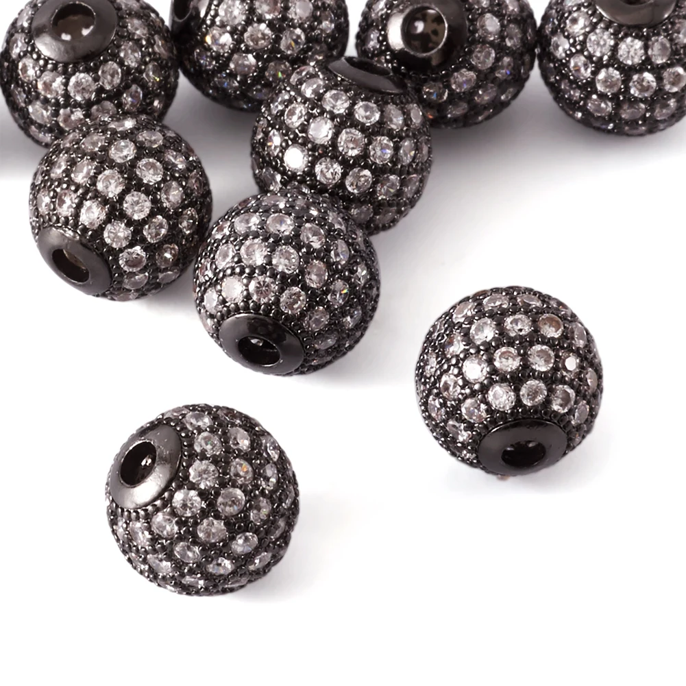 10pcs 10mm Mixed Color Round Brass Micro Pave Cubic Zirconia Charm Metal Rhinestone Beads for Jewelry Making DIY Disco Ball
10pcs 10mm Mixed Color Round Brass Micro Pave Cubic Zirconia Charm Metal Rhinestone Beads for Jewelry Making DIY Disco Ball