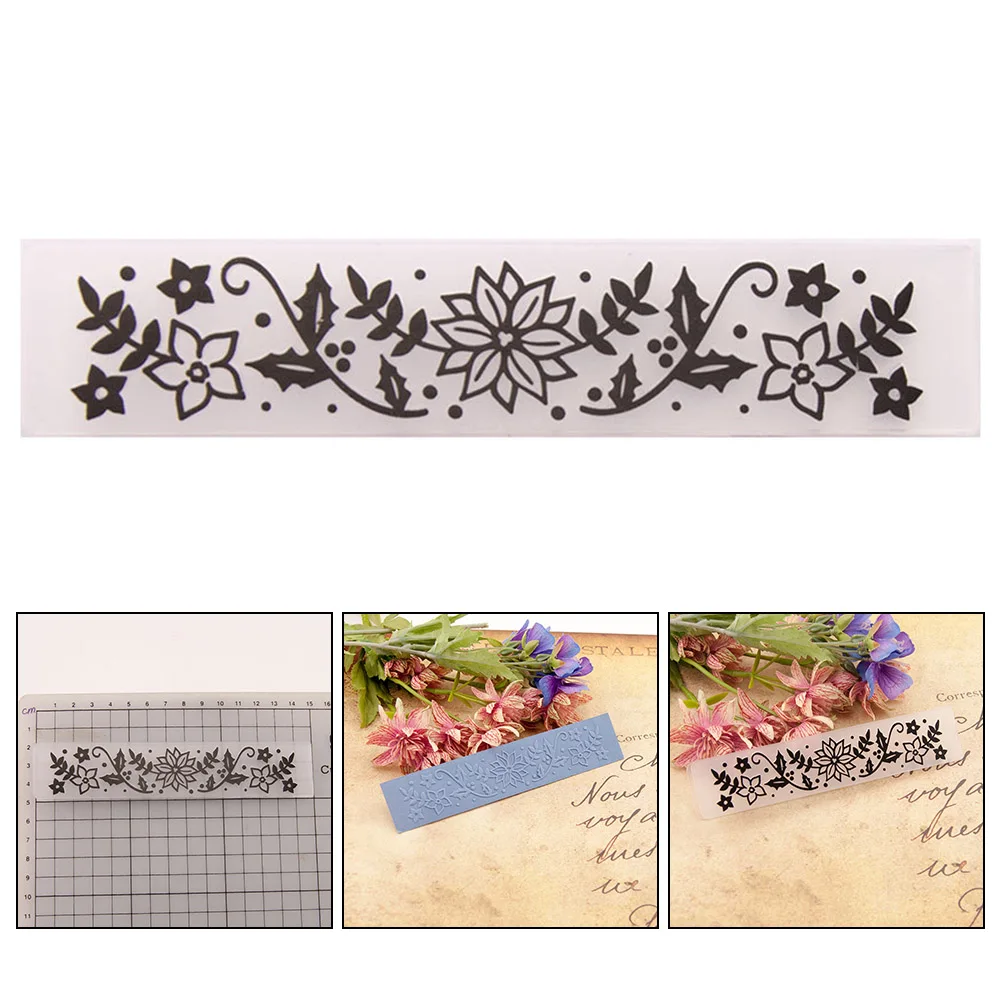 

Plastic Embossing Folders For Card Making, Flower Background Embossing Folders For DIY Scrapbooking Paper Craft Album