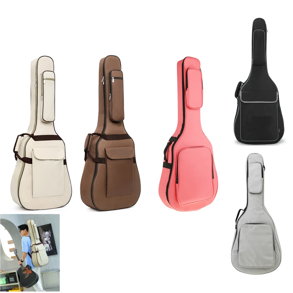 36 / 40 / 41 Inch Guitar Case Waterproof Gig Bag Oxford Fabric Double Straps Padded Cotton Soft Backpack Guitar Bags
36 / 40 / 41 Inch Guitar Case Waterproof Gig Bag Oxford Fabric Double Straps Padded Cotton Soft Backpack Guitar Bags