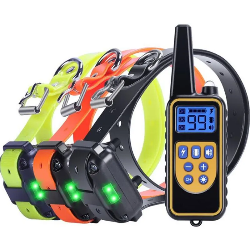 800m electric training dog collar waterproof pet remote control charging training dog collar with vibration
800m electric training dog collar waterproof pet remote control charging training dog collar with vibration
